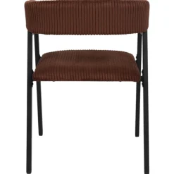 SCOTT FAUTEUIL DESIGN COTELE TERRACOTTA