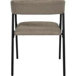 SCOTT FAUTEUIL DESIGN COTELE TAUPE