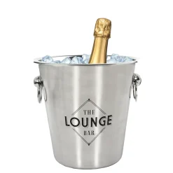 SEAU A CHAMPAGNE ACIER 22CM