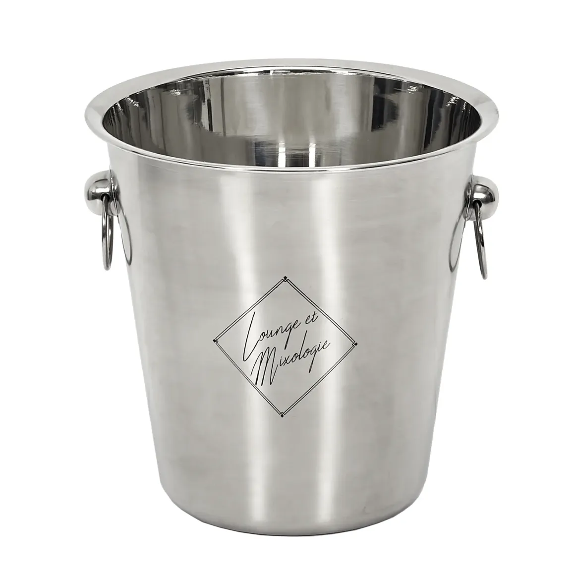 SEAU A CHAMPAGNE ACIER 22CM