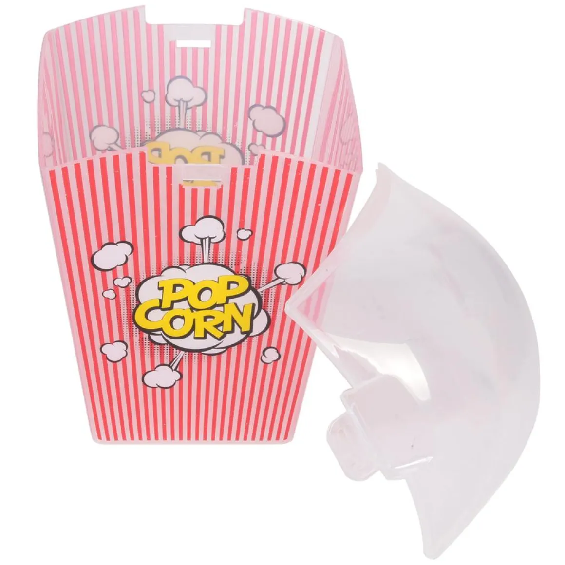 SEAU A POP CORN MICRO ONDES 12.5X12.5X18CM