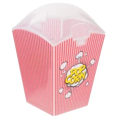 SEAU A POP CORN MICRO ONDES 12.5X12.5X18CM