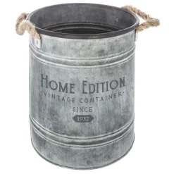 SEAU ZINC METAL D.22.5X24.3CM