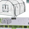 SERRE 120X80XH60CM AVEC POTEAUX DE 13 M ET POINTES DE SOL