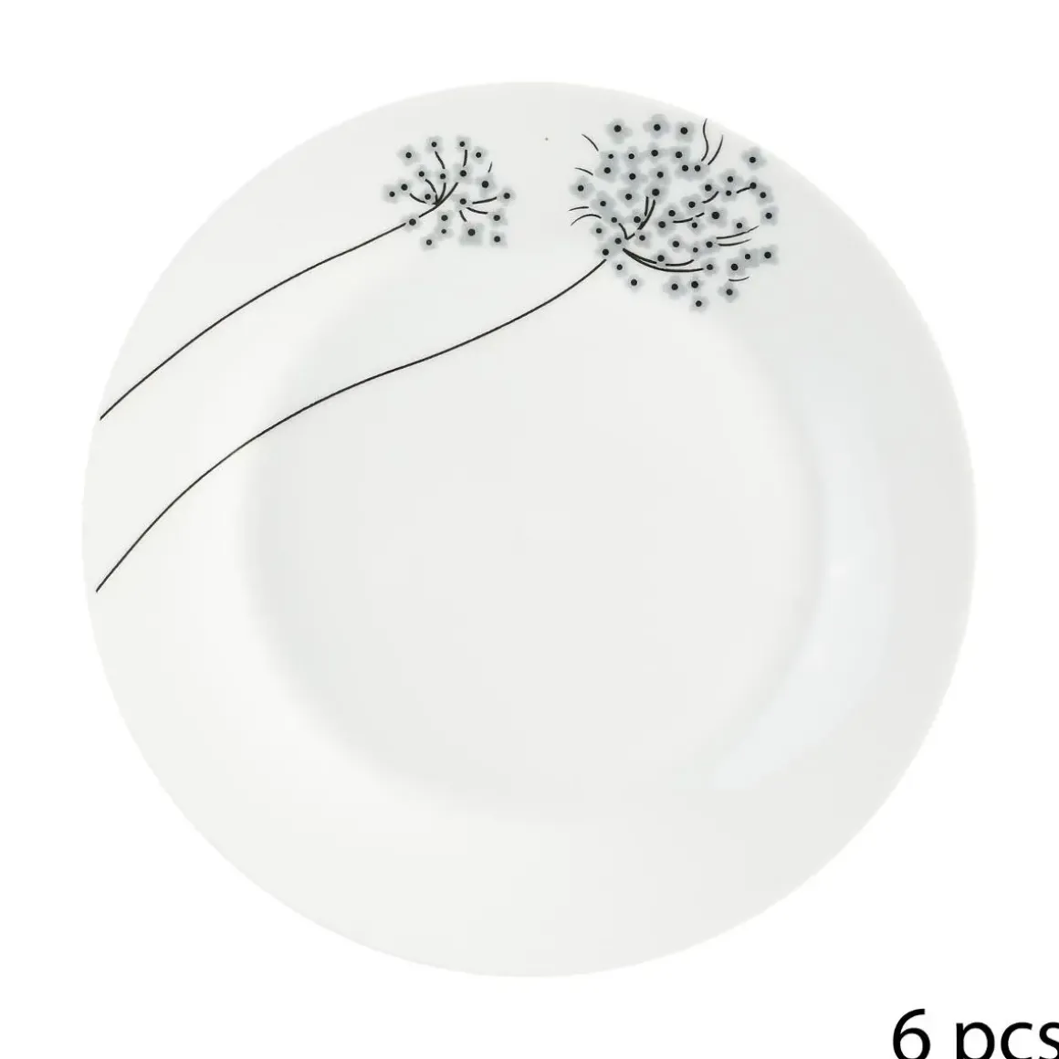 SERVICE 19PCS FLEUR LEGERE GRI