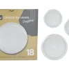 SERVICE 18 PIECES OXYGENE VERRE