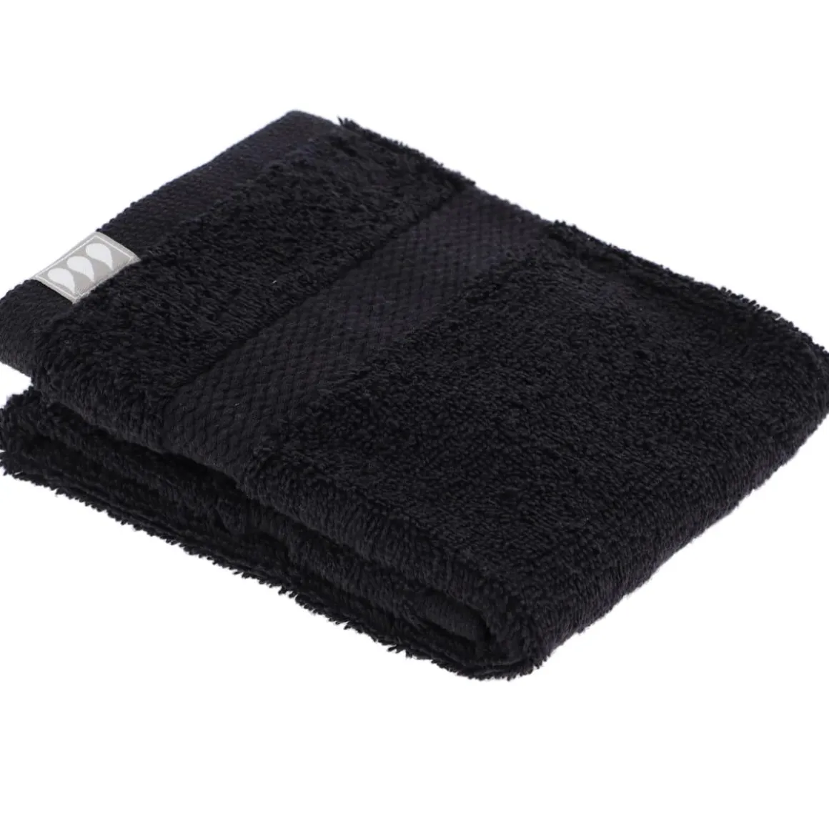 SERVIETTE INVITE 30X50CM COTON NOIR