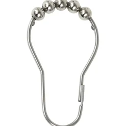 SET 12 ANNEAUX DE DOUCHE ACIER INOXYDABLE CHROME