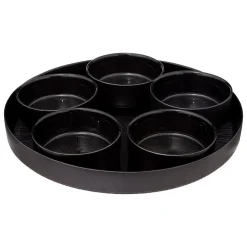 SET APERITIF ASTRA NOIR 6 PIECES