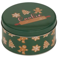 SET 3 BOITES METAL ROND NOEL