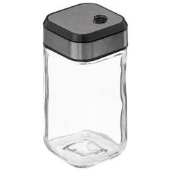 SET BOUTEILLE HUILE VINAIGRE SEL POIVRE VERRE AVEC SUPPORT