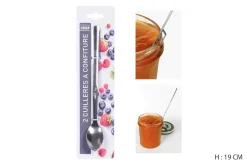 SET 2 CUILLERES A CONFITURE 19CM