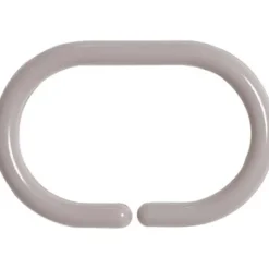 SET DE  12 ANNEAUX DE DOUCHE PS   TAUPE