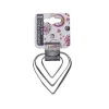 SET DE 3 EMPORTE PIECES COEUR INOX