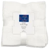 SET DE 5 SERVIETTES INVITE 30X30CM BLANC