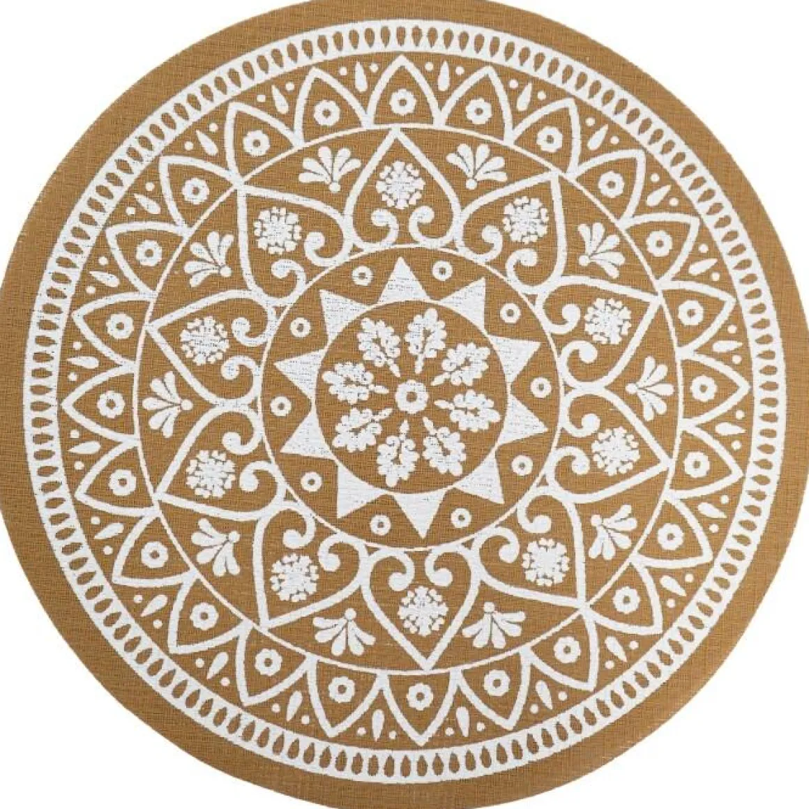 SET DE TABLE D.38CM PVC IMPRIME MANDALINE