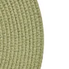 SET DE TABLE TRESSE D.38CM VERT OLIVE
