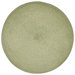 SET DE TABLE TRESSE D.38CM VERT OLIVE