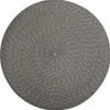 SET DE TABLE TRESSE ROND GRIS