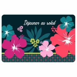 SET DE TABLE 28.5X44CM OPAQUE HAWAI