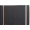SET DE TABLE 30X45CM PVC ET FILS METALLISES GOLDIRA NOIR OR