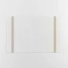 SET DE TABLE 30X45CM PVC ET FILS METALLISES GOLDIRA BLANC OR