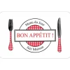 SET DE TABLE 28.5X43.5 CM PVC IMPRIME FAIT MAISON