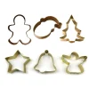 SET 3 EMPORTE PIECES NOEL DORE GRAND MODELE