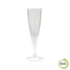 SET 6 FLUTES A CHAMPAGNE 14CL BLANC