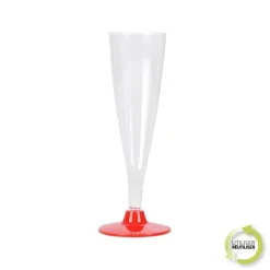 SET 6 FLUTES A CHAMPAGNE 14CL ROUGE