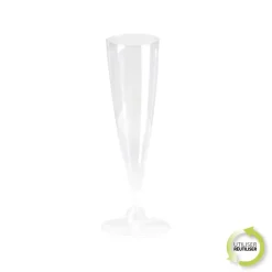 SET 6 FLUTES A CHAMPAGNE 14CL TRANSPARENT