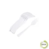 SET 12 FOURCHETTES REUTILISABLES BLANC H.18.5CM
