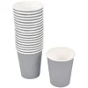 SET 20 GOBELETS CARTON 25CL GRIS