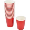 SET 20 GOBELETS CARTON 25CL ROUGE