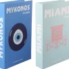 SET 2 LIVRES 27X17X4CM MYKONOS 27X17X4CM MIAMI