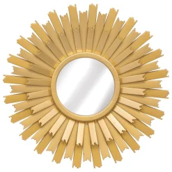 SET 3 MIROIRS AMED OR D.25CM
