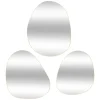 SET 3 MIROIRS METAL ORGA LIDA