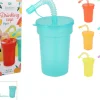 SET 6 MUGS AVEC PAILLE