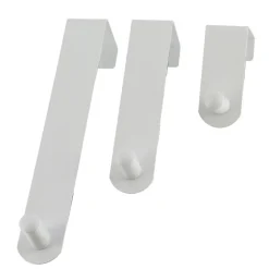 SET 3 PATERES ACIER INOXYDABLE PORTE BLANC