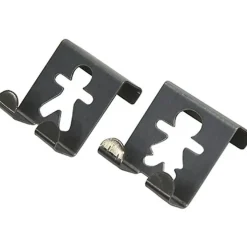 SET 2 PETITES PATERES BONHOMMES ACIER INOXYDABLE A SUSPENDRE