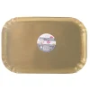 SET 2 PLATEAUX DE PRESENTATION DORE 24X33CM