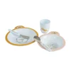 SET REPAS 5 PIECES INOX FANTAISY GARDEN