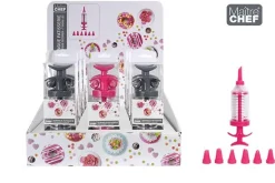 SET SERINGUE PATISSERIE AVEC 7 DOUILLES PLASTIQUE