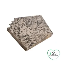 SET 20 SERVIETTES KRAFT 3 PLIS 33X33CM FRESH GREEN
