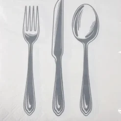 SET 20 SERVIETTES MENAGERE 33X33CM