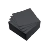 SET 40 SERVIETTES MICRO NOIR 25X25CM