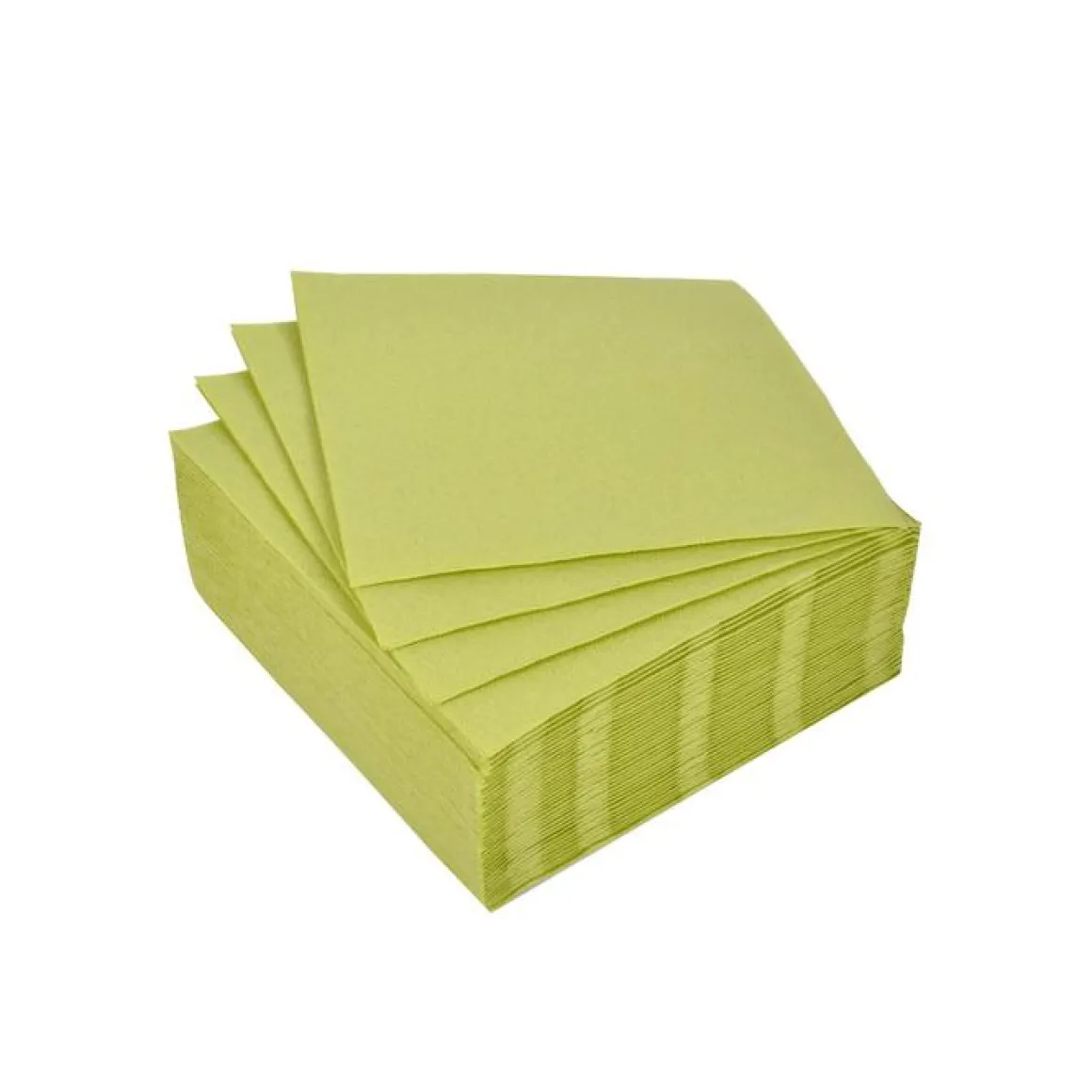 SET 40 SERVIETTES MICRO TILLEUL 25X25CM
