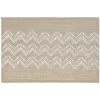 SET TABLE JUTE CHEVRON NOIR 45X30CM