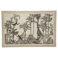 SET TABLE VINYL SAFARI D.45X30CM
