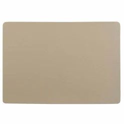 SET TABLE 30X43CM IMITATION CUIR BERGAME NATUREL